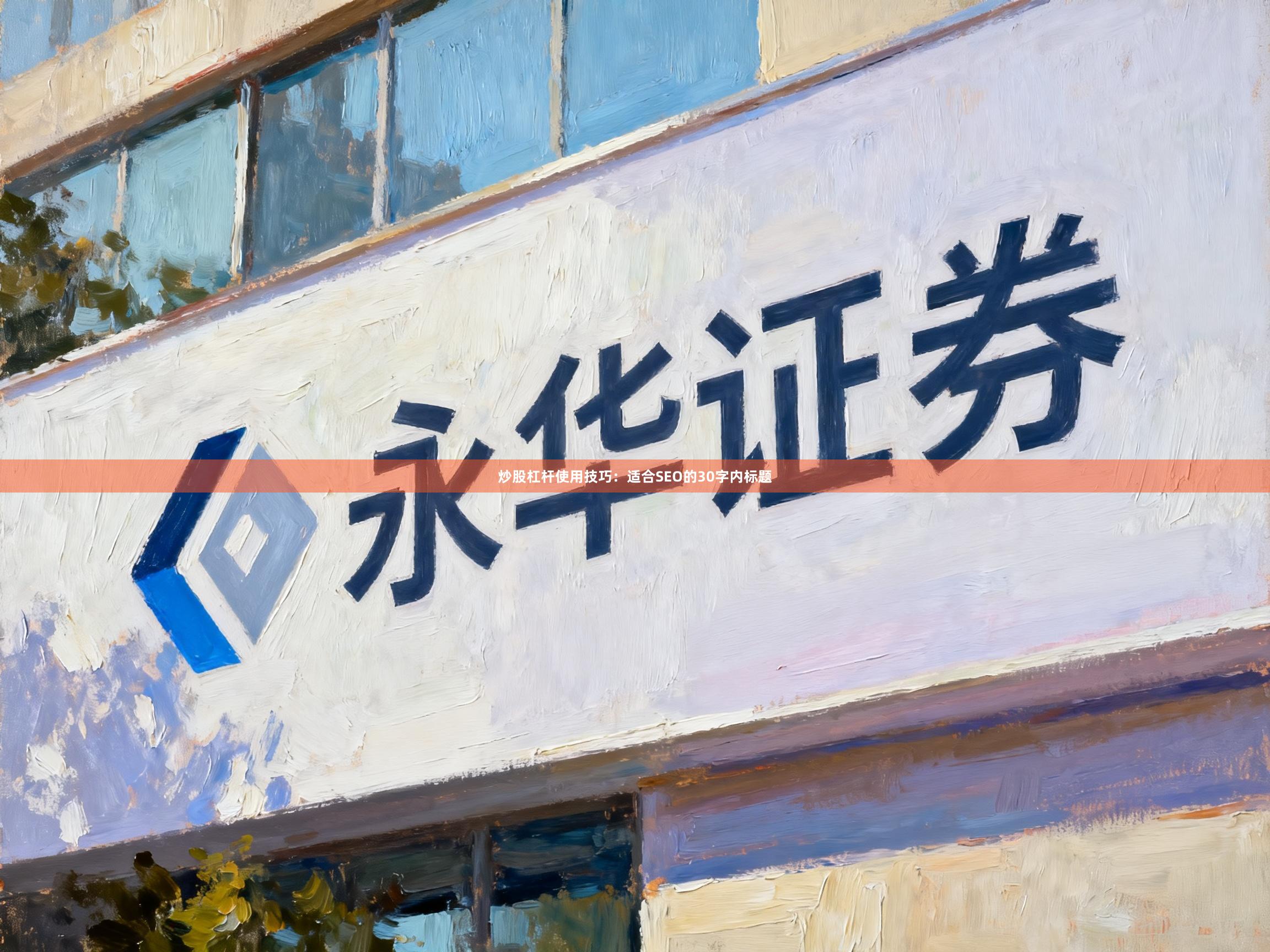 炒股杠杆使用技巧：适合SEO的30字内标题